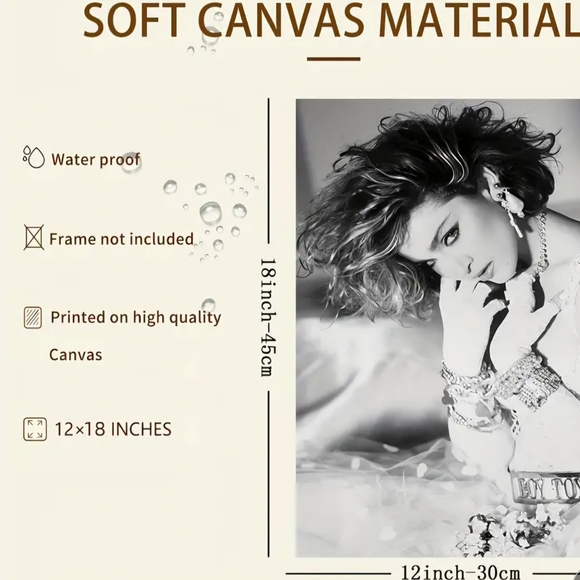 Madonna Canvas Art Print - Picture 2 of 2